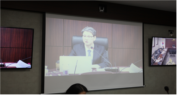 (3/3) 학생자치기구와 총장님과의 간담회 사진