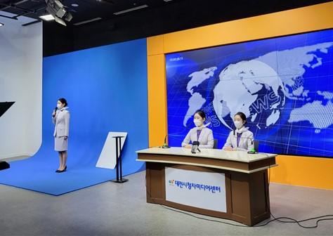 항공서비스학전공, 대전미디어시청자센터에서 생방송 뉴스 진행