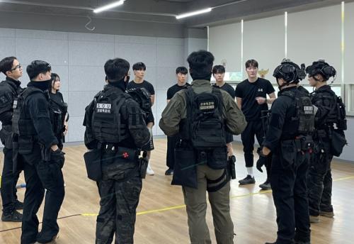 중부대학교 경찰행정학전공, 대전경찰특공대 CQB 모의훈련 지원