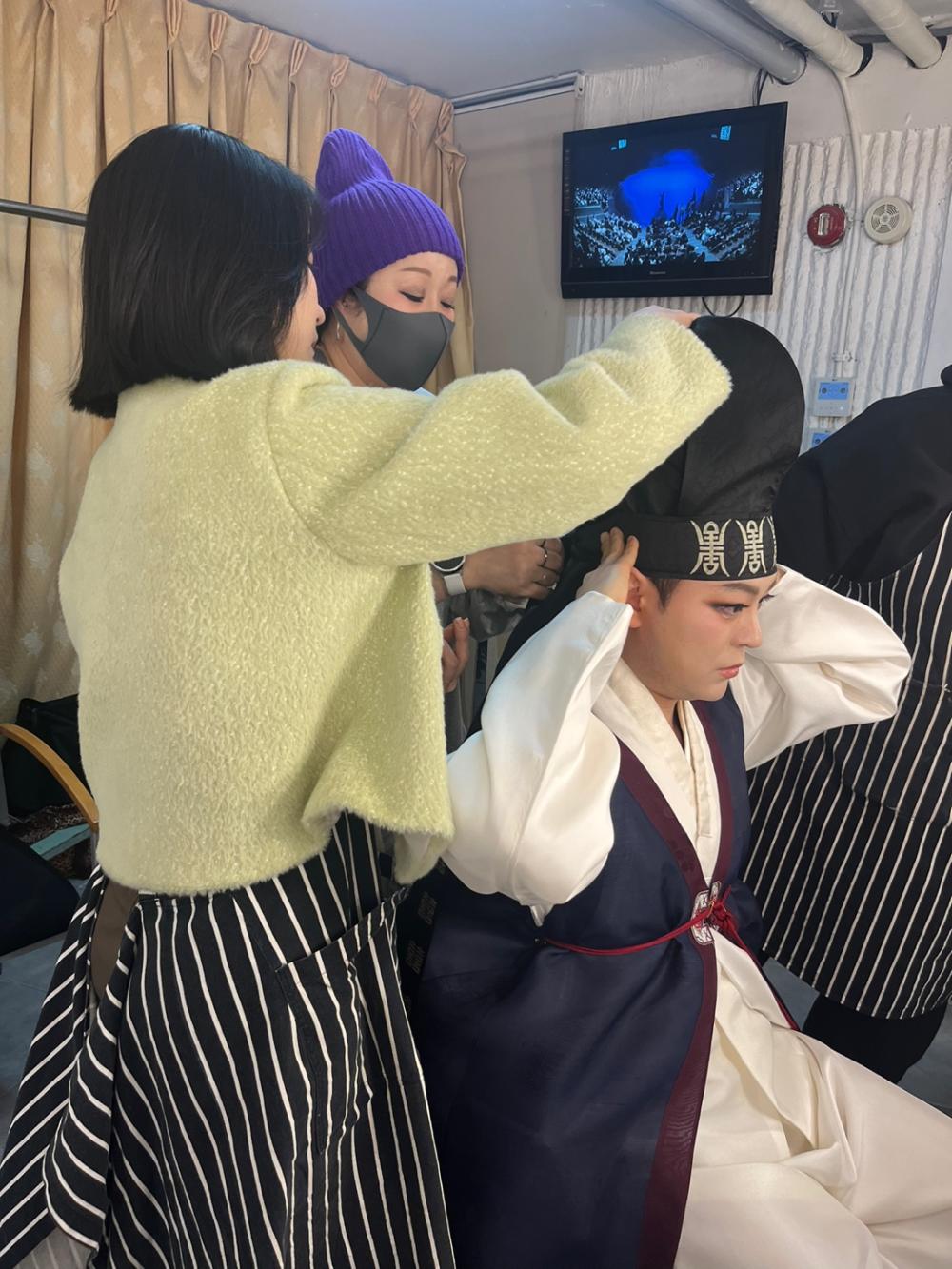 뷰티케어학전공 서울 국립극장(해오름극장) 분장인턴쉽 임보리학생, 김하늘 학생 활동 사진 사진2