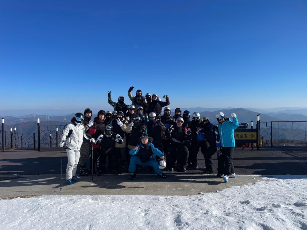 레저스포츠학전공 동계스포츠 스키 집중강의 현장실습4 사진1