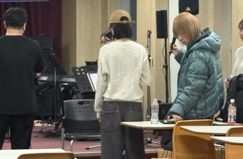 보컬학생들의 정기연주회 연습과 합주
