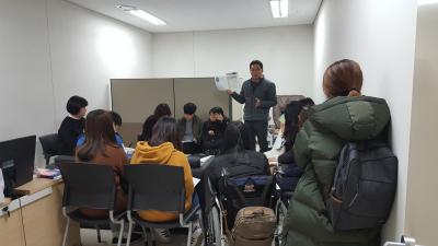 2017-2학기 장애대학생 및 도우미학생 간담회