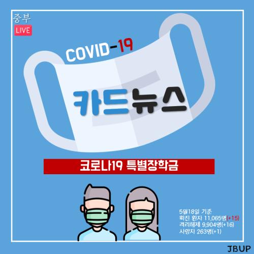 [카드뉴스] COVID-19 코로나19 특별장학금