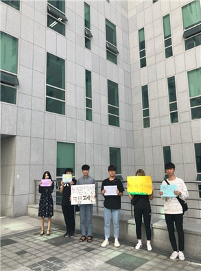 고양캠퍼스 바른인성 캠페인 "내가 먼저 인사하기"